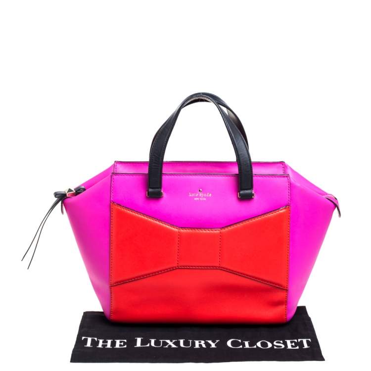 Pre Owned Kate Spade Multicolor Leather 2 Park Avenue Beau Tote