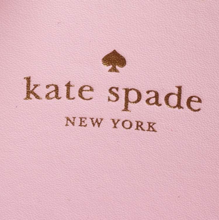 Pre Owned Kate Spade Pink Leather Open Tote