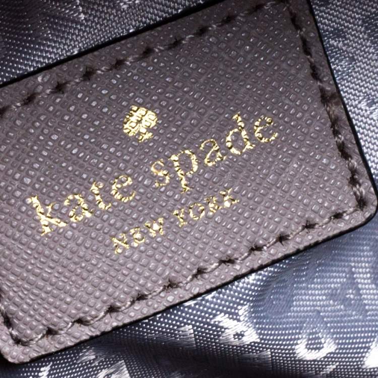 Pre Owned Kate Spade Taupe Leather Owl Backpack