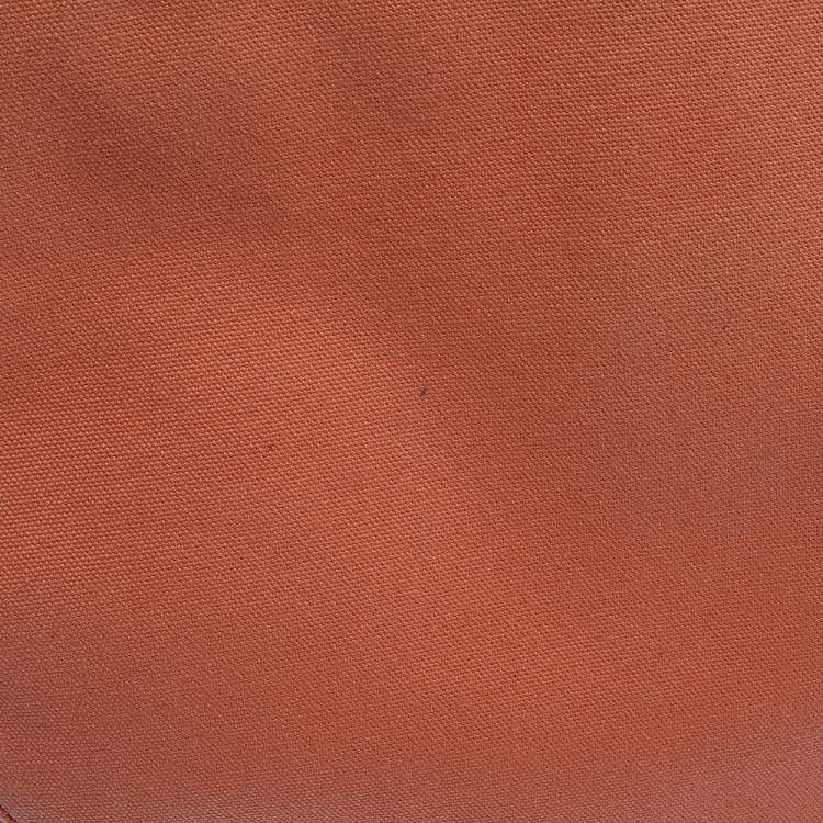 Pre Owned Kate Spade Orange Straw/Canvas and Leather Spice Things Up Shoulder Bag