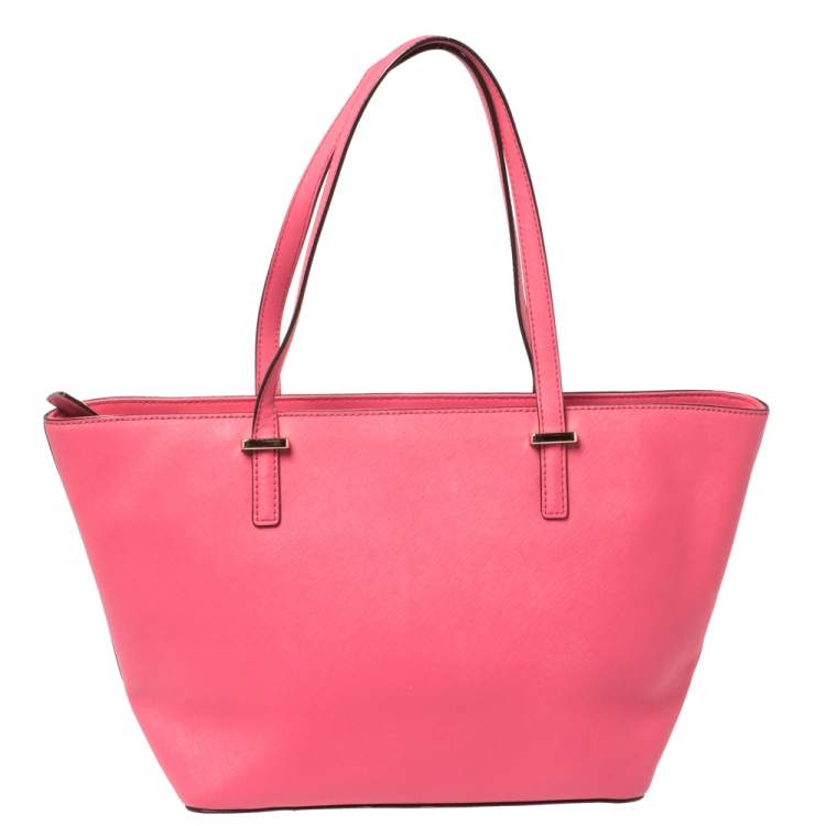 Pre Owned Kate Spade Pink Leather Cedar Street Harmony Tote