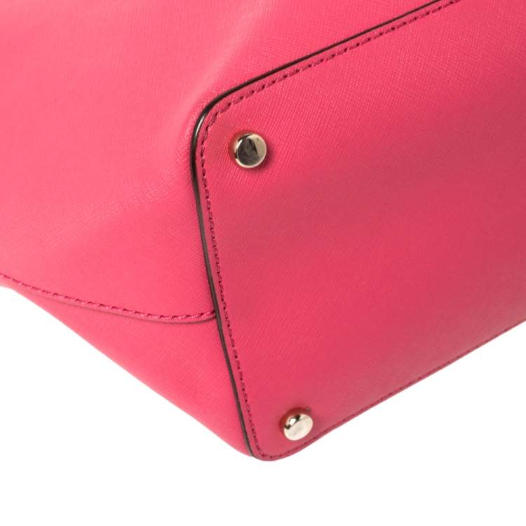 Pre Owned Kate Spade Pink Leather Cedar Street Harmony Tote
