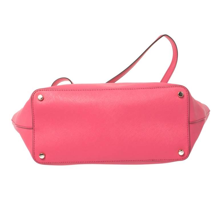 Pre Owned Kate Spade Pink Leather Cedar Street Harmony Tote