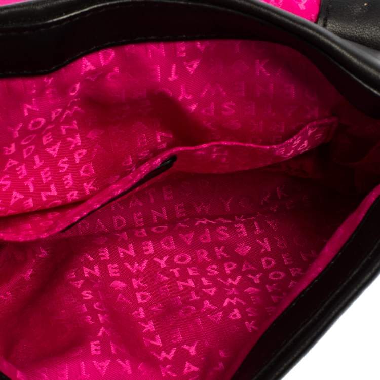 Pre Owned Kate Spade Black Quilted Leather Astor Court Cynthia Shoulder Bag