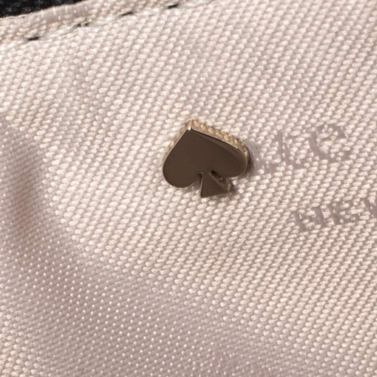 Pre Owned Kate Spade Two Tone Blue Leather Spencer Wrislet Cardholder 