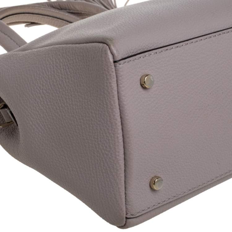 Pre Owned Kate Spade Old Rose Pink Leather Tassel Tote 