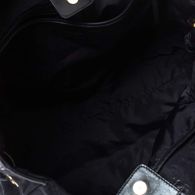 Pre Owned Kate Spade Black Nylon Tote