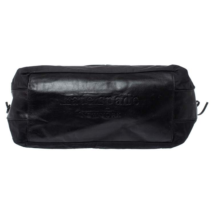Pre Owned Kate Spade Black Nylon Tote