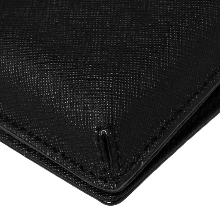 Pre Owned Kate Spade Black Leather Crossbody iPhone Case 