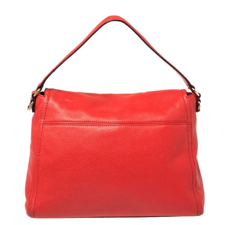 Pre Owned Kate Spade Red Leather Cobble Hill Toddy Shoulder Bag