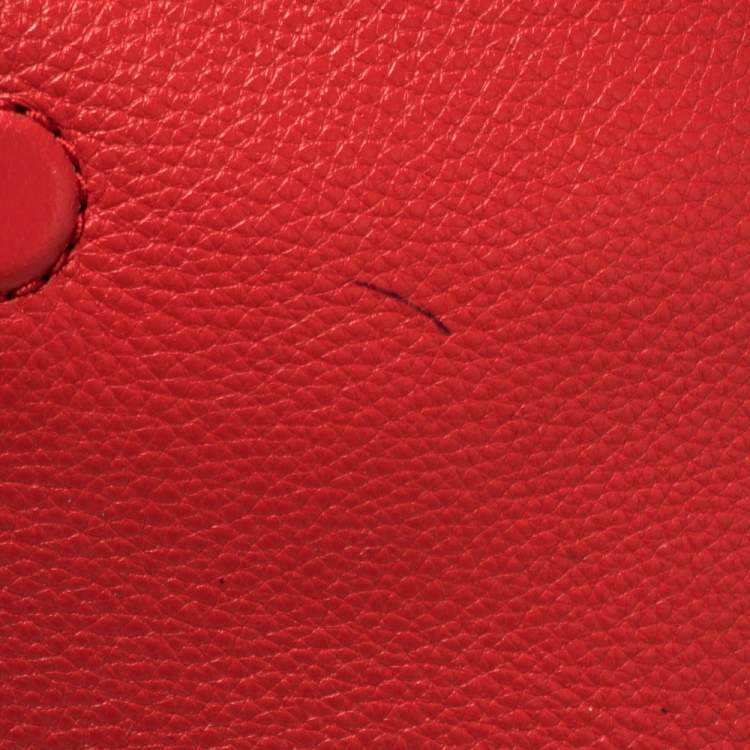Pre Owned Kate Spade Red Leather Cobble Hill Toddy Shoulder Bag