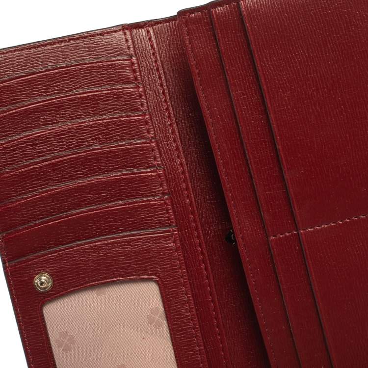 Pre Owned Kate Spade Light Pink Leather Margaux Continental Wallet