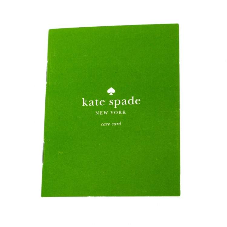 Pre Owned Kate Spade Ivory Leather Wellesley Quinn Tote