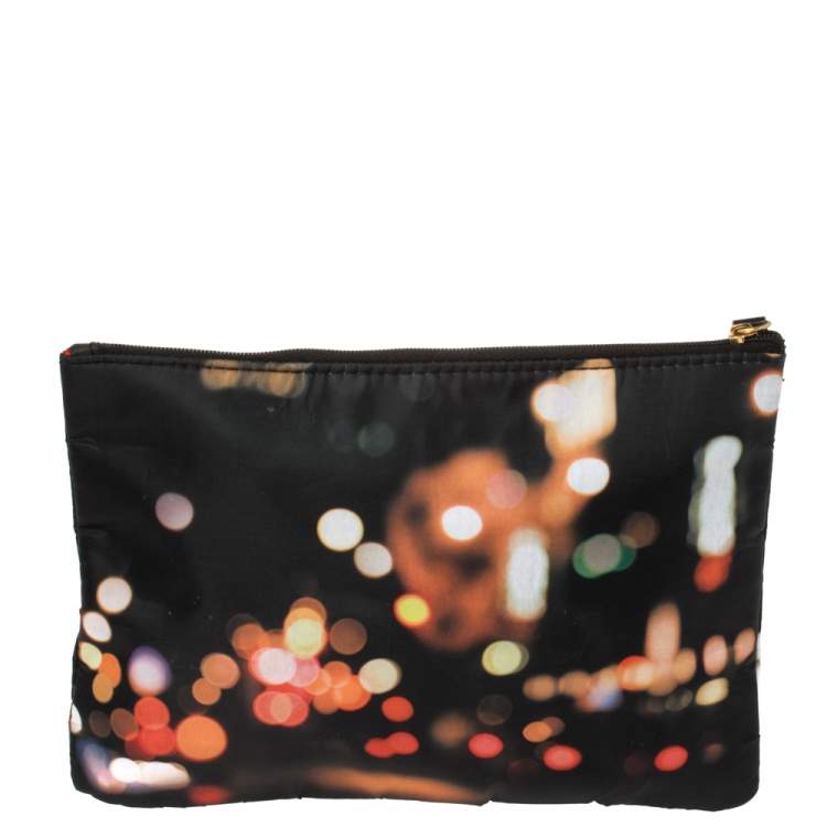 Pre Owned Kate Spade Multicolor Nylon Zipped Pouch