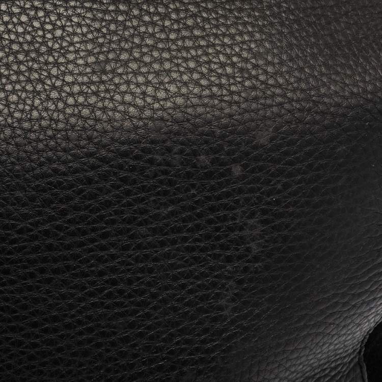 Pre Owned Kate Spade Black Leather and Suede Magnolia Park Ollie Tote