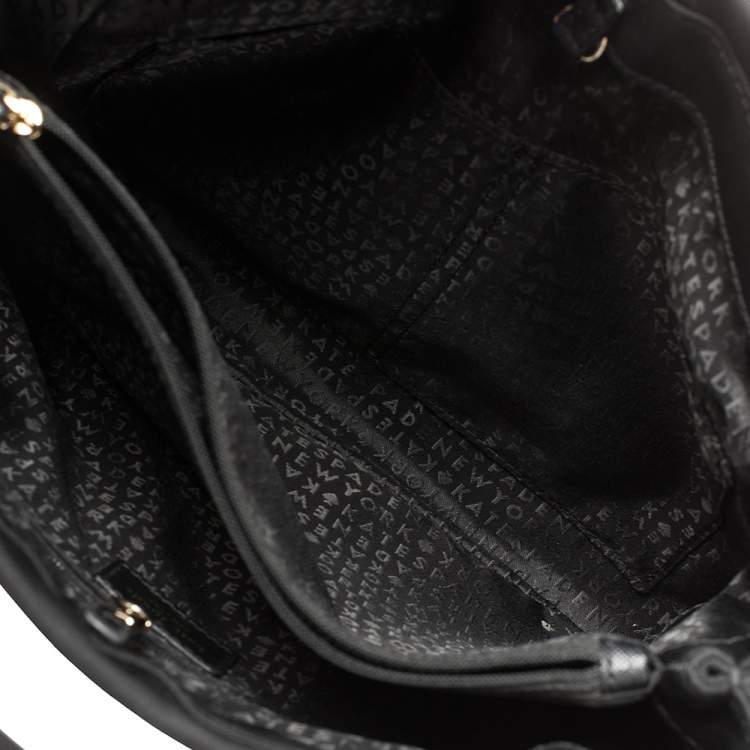 مملوكة مسبقًا Kate Spade Black Nylon And Leather Avenue Tote