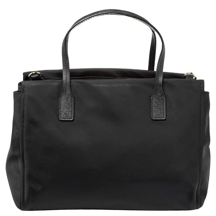 مملوكة مسبقًا Kate Spade Black Nylon And Leather Avenue Tote