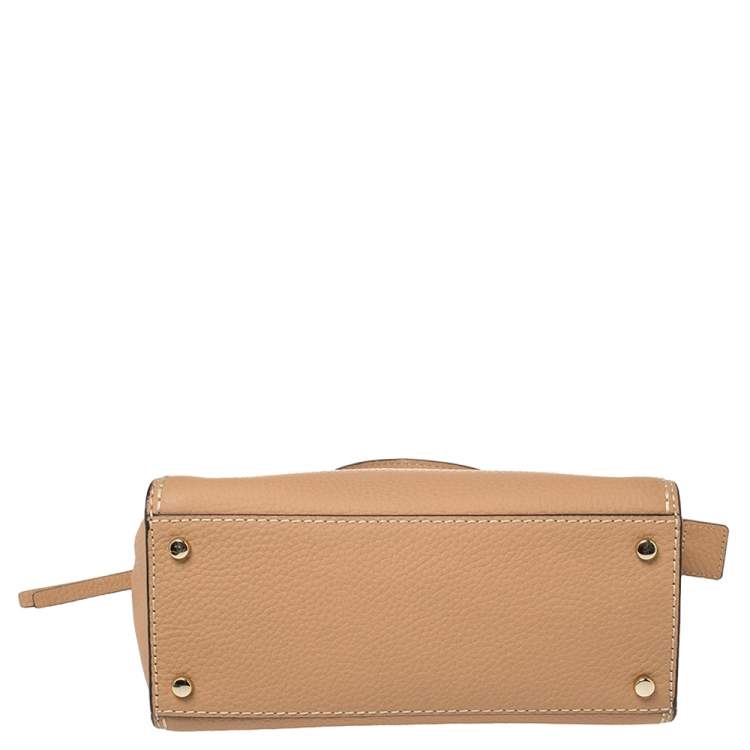 Pre Owned Kate Spade Beige Leather Dunne Lane Tote 