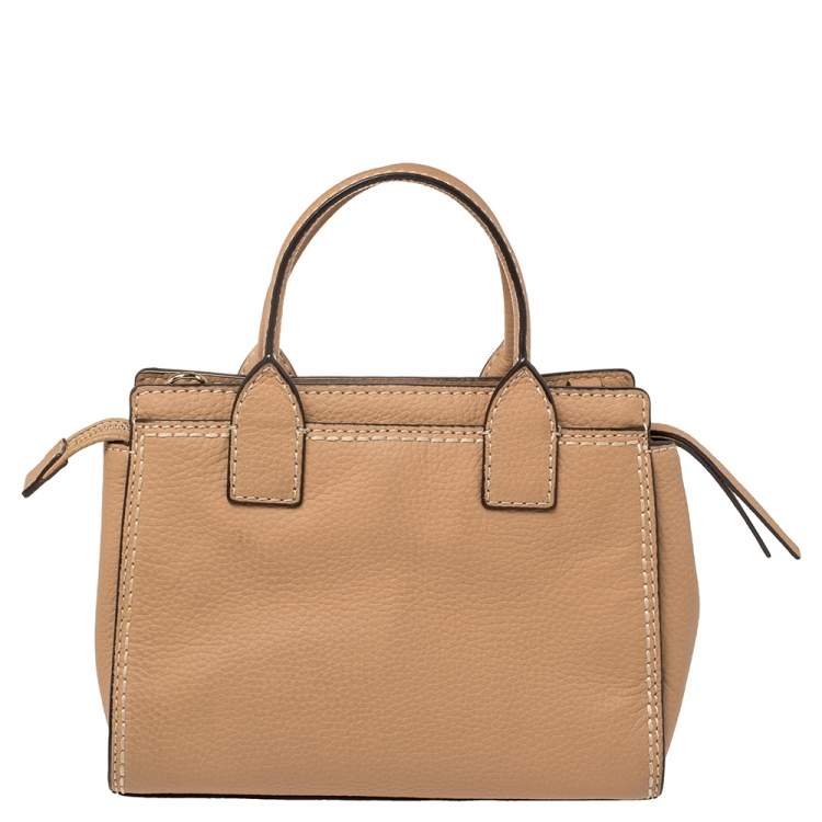 Pre Owned Kate Spade Beige Leather Dunne Lane Tote 