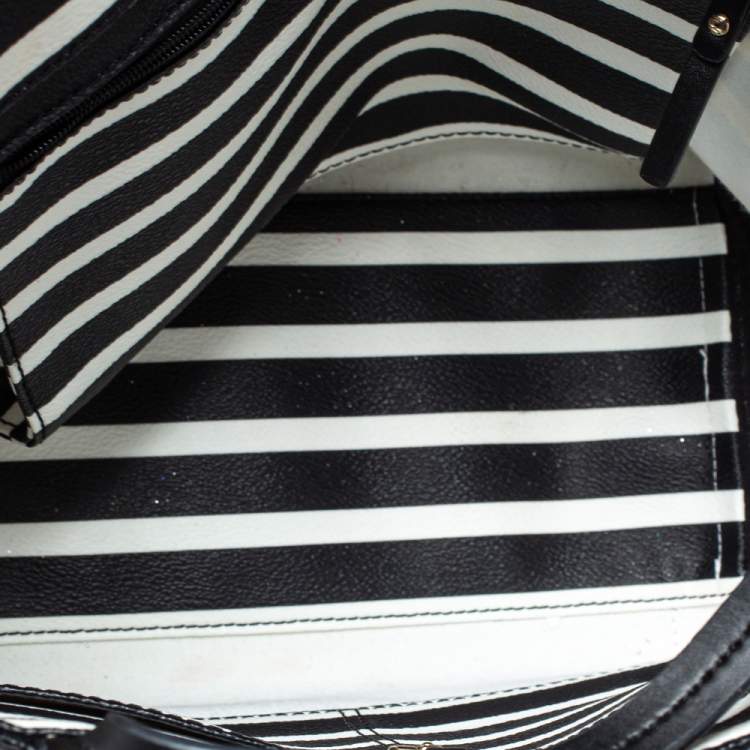 مملوكة مسبقًا Kate Spade Multicolor Lane Dipped Stripe PVC Riley Tote