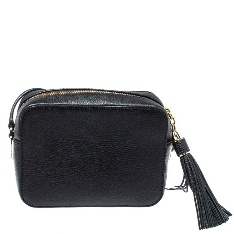 Pre Owned Kate Spade Black Leather Kingston Drive Arla Crossbody Bag