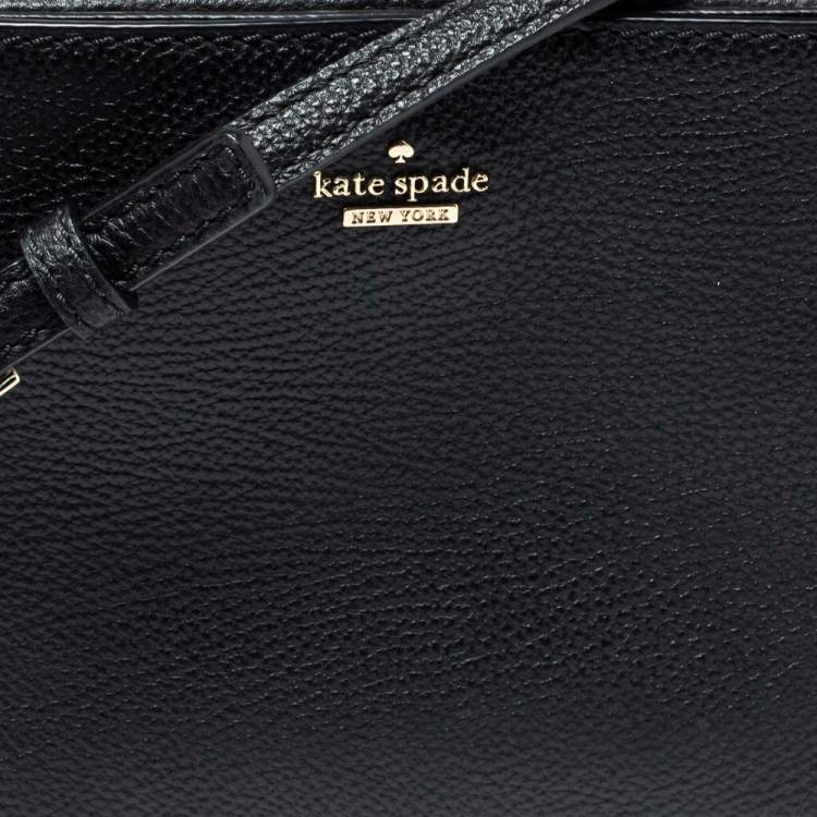 Pre Owned Kate Spade Black Leather Kingston Drive Arla Crossbody Bag