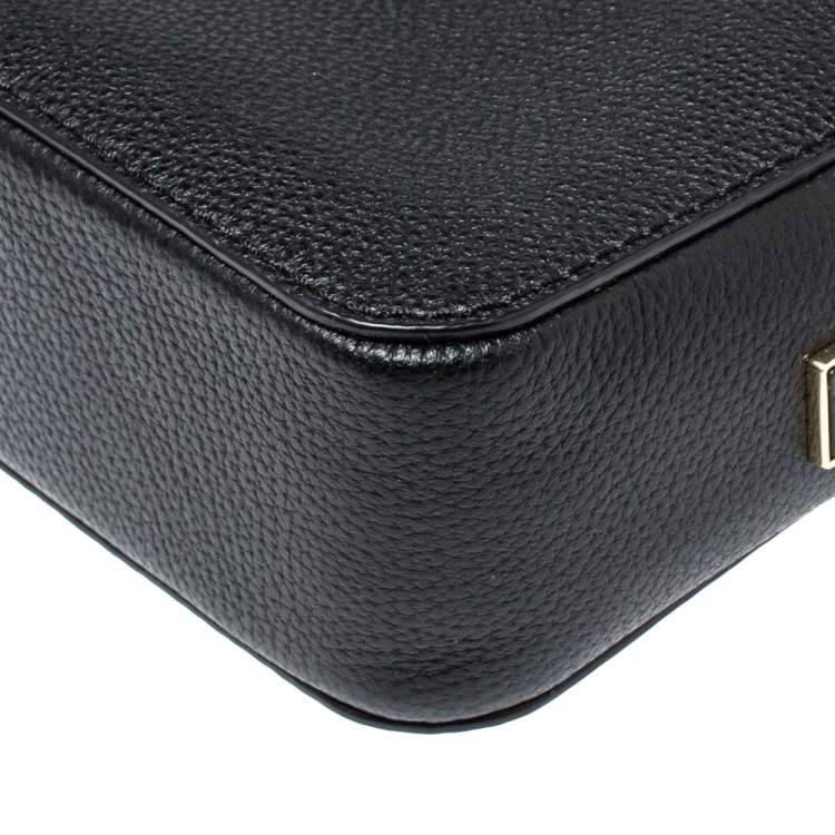 Pre Owned Kate Spade Black Leather Kingston Drive Arla Crossbody Bag