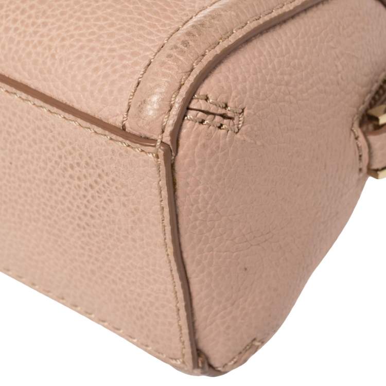 Pre Owned Kate Spade Pink Leather Orchard Street Charlie Crossbody Bag