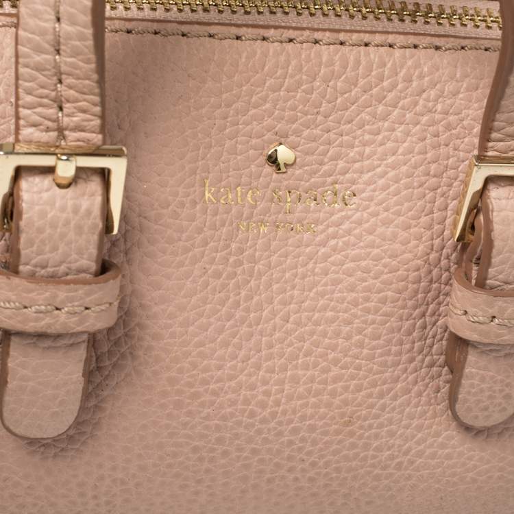 Pre Owned Kate Spade Pink Leather Orchard Street Charlie Crossbody Bag