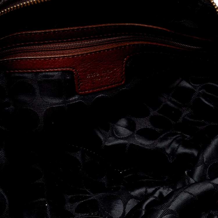 Pre Owned Kate Spade Brown Patent Leather Satchel