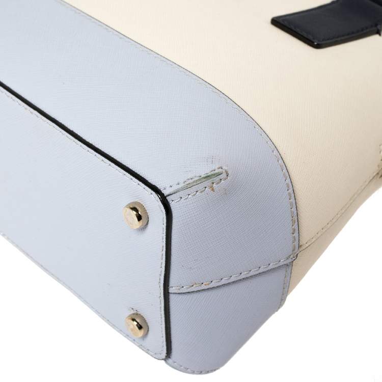 مملوكة مسبقًا Kate Spade Two Tone Leather Small Lottie Satchel