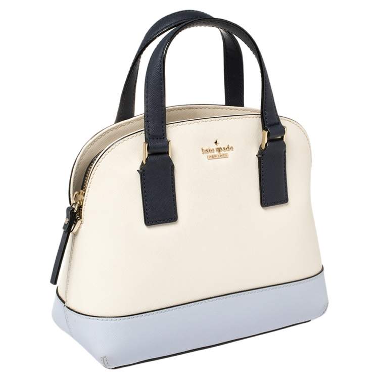 مملوكة مسبقًا Kate Spade Two Tone Leather Small Lottie Satchel