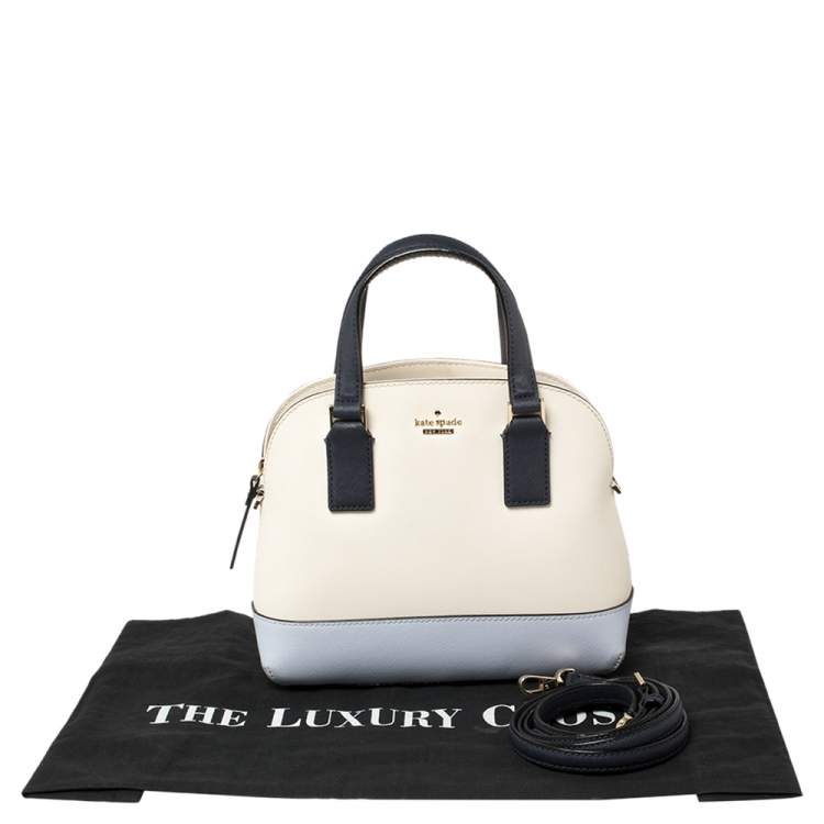 مملوكة مسبقًا Kate Spade Two Tone Leather Small Lottie Satchel
