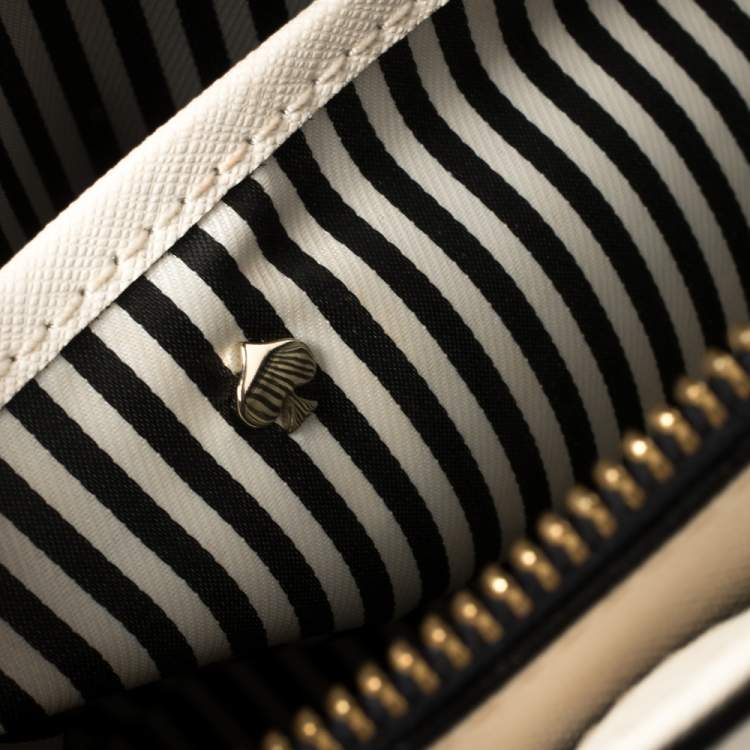 مملوكة مسبقًا Kate Spade Two Tone Leather Small Lottie Satchel