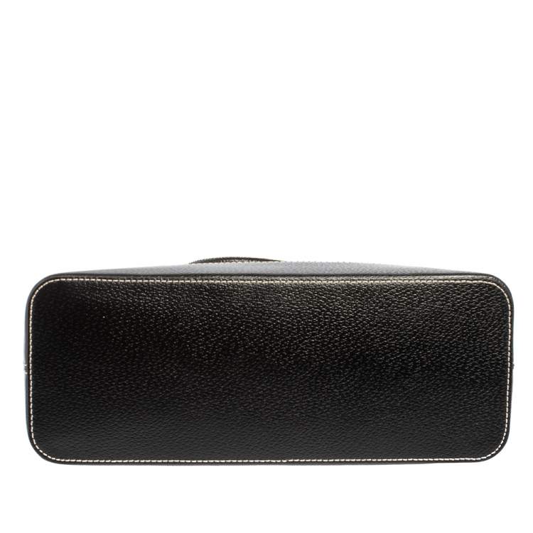 مملوكة مسبقًا Kate Spade Black/Beige Leather Wellesley Rachelle Satchel