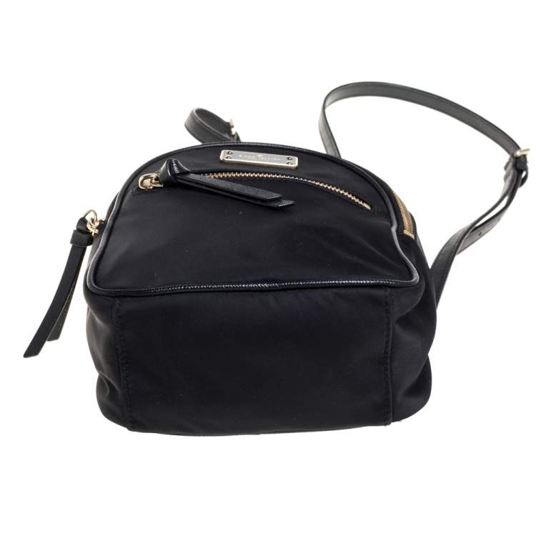 Pre Owned Kate Spade Black Nylon Mini Bradley Backpack
