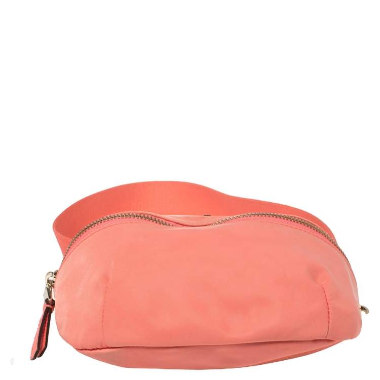 Pre Owned Kate Spade Orange Nylon Taylor Belt Bag