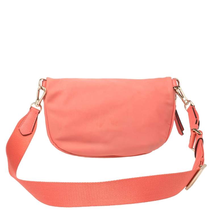 Pre Owned Kate Spade Orange Nylon Taylor Belt Bag