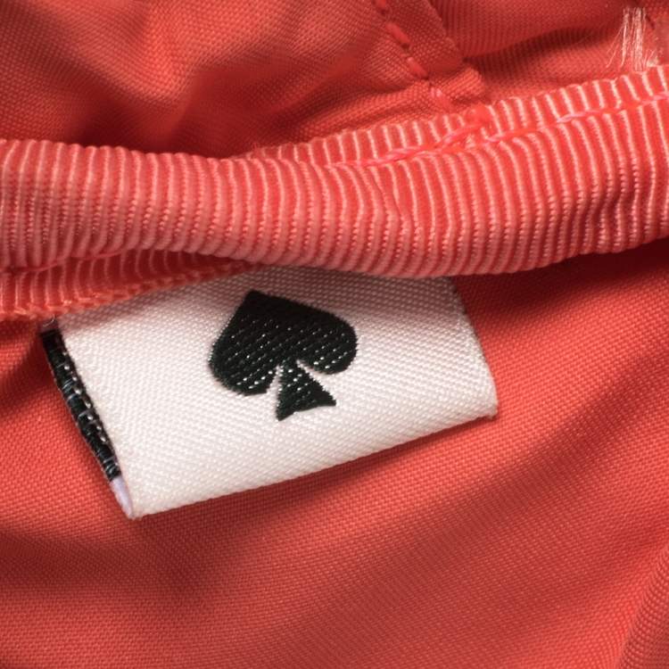 Pre Owned Kate Spade Orange Nylon Taylor Belt Bag