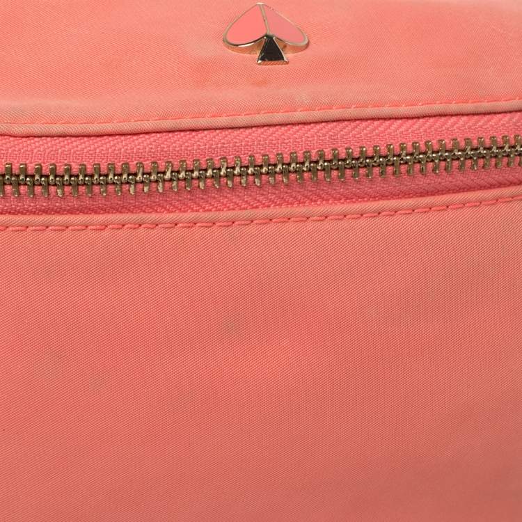 Pre Owned Kate Spade Orange Nylon Taylor Belt Bag
