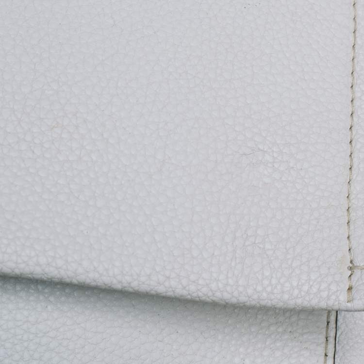 Pre Owned Kate Spade White Leather Laurel Way Greer Shoulder Bag