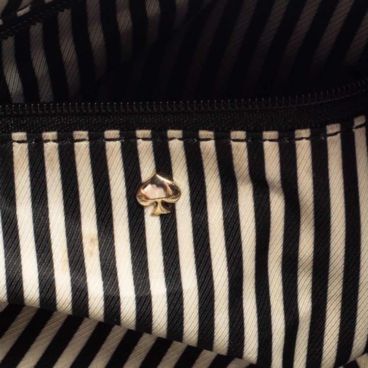 Pre Owned Kate Spade Black Leather Holly Street Ashton Satchel