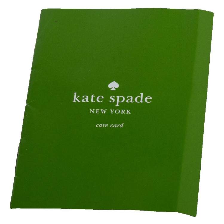 Pre Owned Kate Spade Black Leather Front Flap Pocket Bow Tote