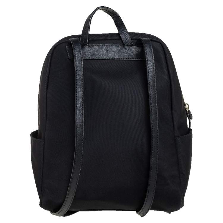 Pre Owned Kate Spade Black Nylon Small Bradley Backpack