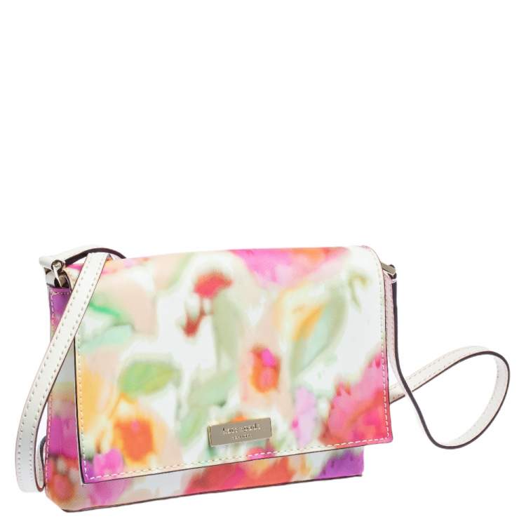 مملوكة مسبقًا Kate Spade Multicolor Floral Coated Canvas Small Crossbody Bag 