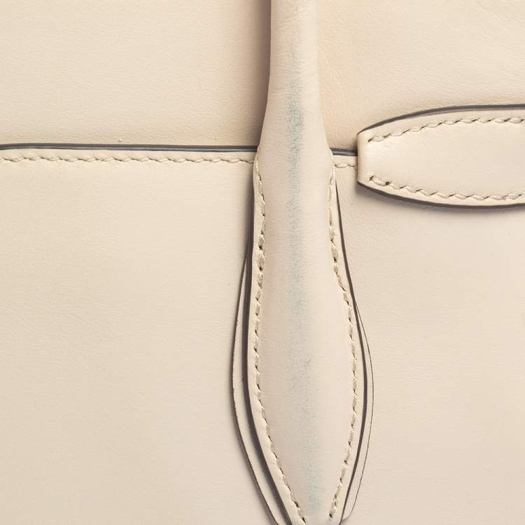 Pre Owned Kate Spade Beige Leather Toujours Tote