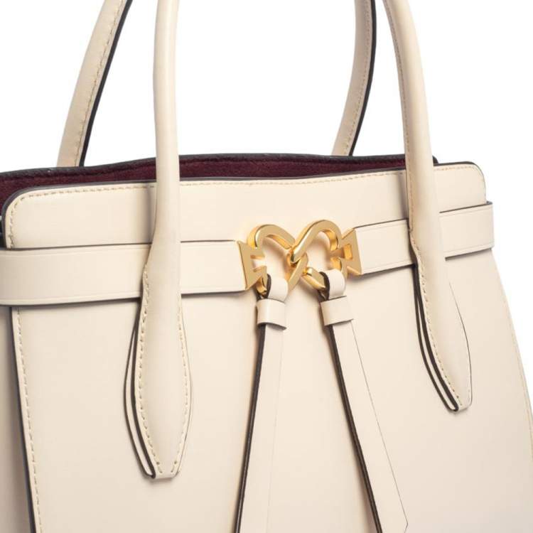 Pre Owned Kate Spade Beige Leather Toujours Tote