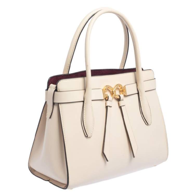 Pre Owned Kate Spade Beige Leather Toujours Tote