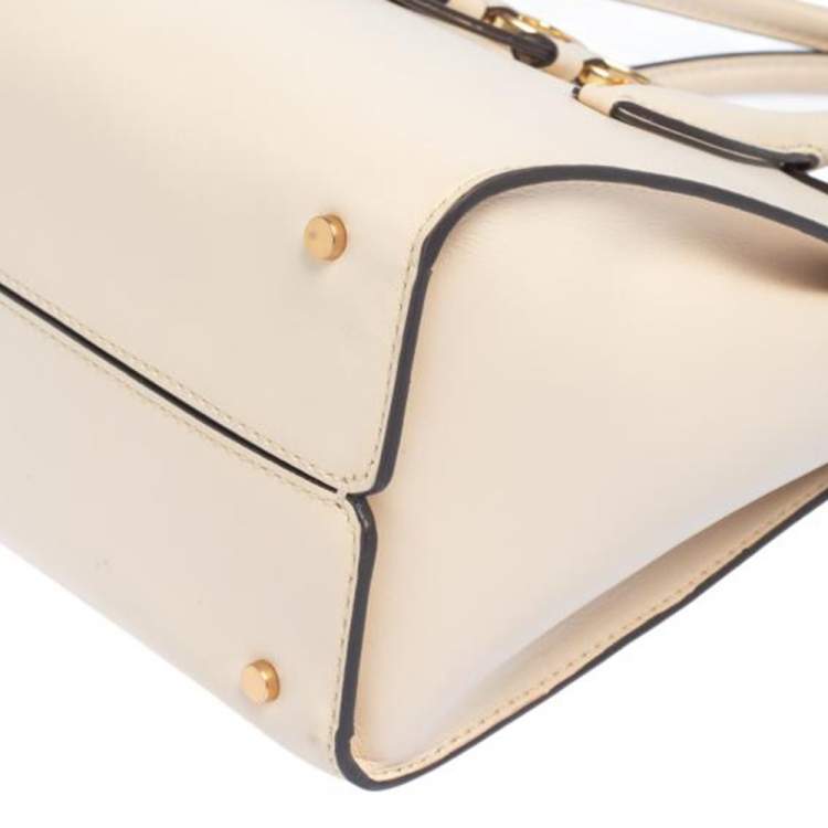 Pre Owned Kate Spade Beige Leather Toujours Tote