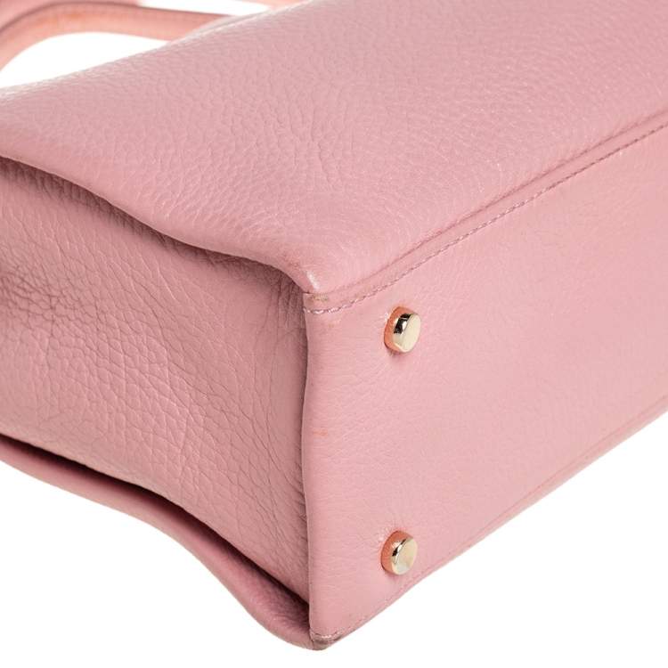Pre Owned Kate Spade Pink Leather Jordyn Tote